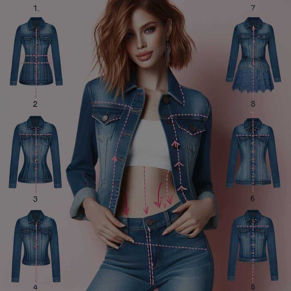 Quelles sont les clés pour choisir une veste en denim adaptée à une morphologie en X?